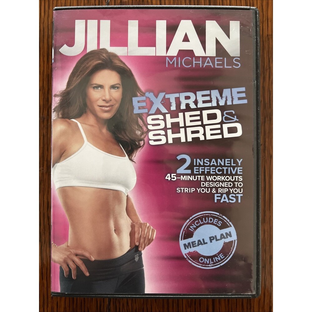 Jullian Michaels Extreme Shed And Shred DVD Fitness Workout For Meal Plan - New